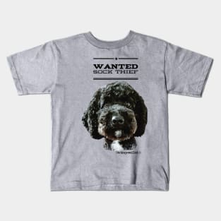 Cockapoo / Doodle Dog Sock Thief Kids T-Shirt